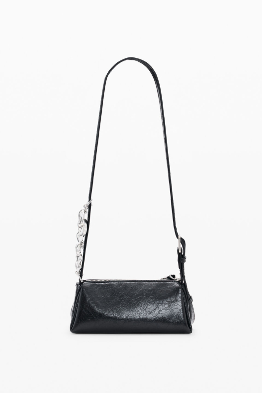 GEANTA MICA, NEAGRA CU CHARM