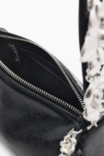 GEANTA MICA, NEAGRA CU CHARM