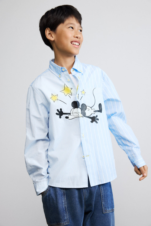 CAMASA CU PRINT IN DUNGI SI MICKEY MOUSE
