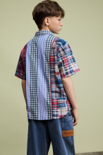 Camasa patchwork cu carouri