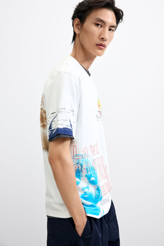 Tricou cu imprimeu grafic