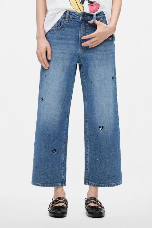 Pantaloni de blugi culotte Mickey™