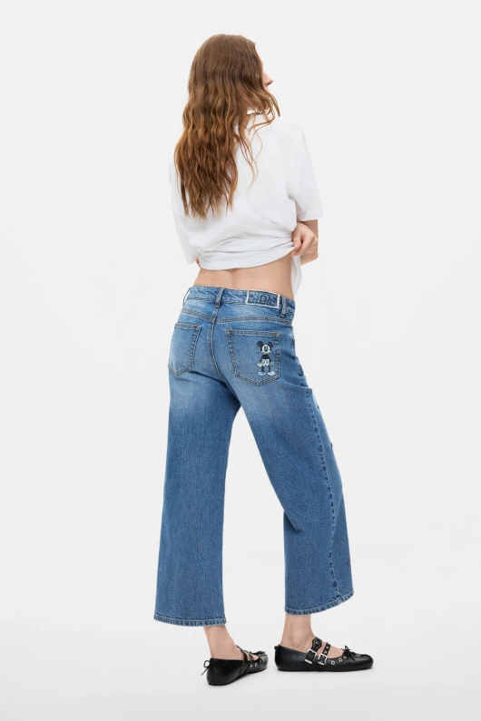 Pantaloni de blugi culotte Mickey™