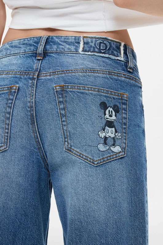 Pantaloni de blugi culotte Mickey™