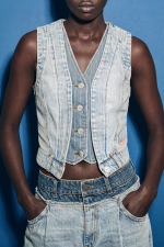 VESTA din denim 100% bumbac