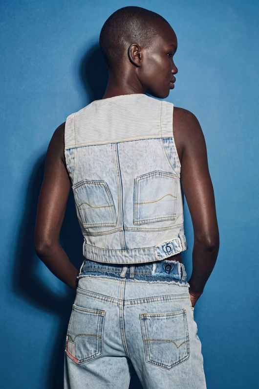 VESTA din denim 100% bumbac