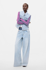 JACHETA DENIM CU MANECI DETASABILE