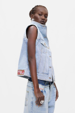 JACHETA DENIM CU MANECI DETASABILE