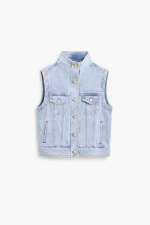 JACHETA DENIM CU MANECI DETASABILE