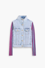 JACHETA DENIM CU MANECI DETASABILE