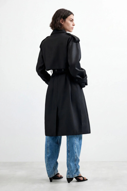 TRENCH LUNG BLEUMARINE
