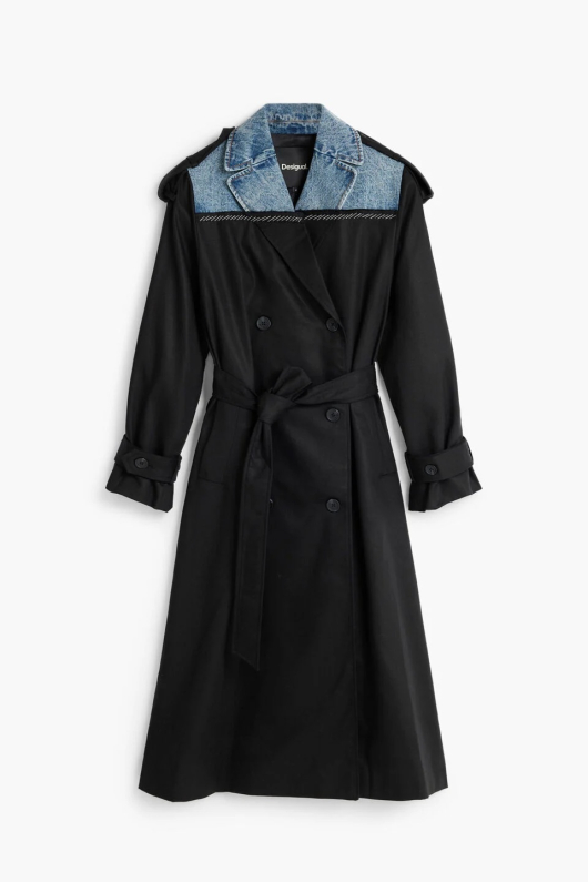 TRENCH LUNG BLEUMARINE