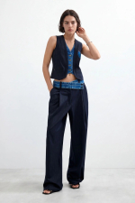 PANTALONI BLEUMARINE CU DUNGI