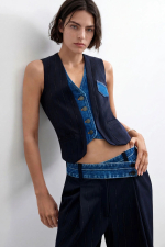 PANTALONI BLEUMARINE CU DUNGI