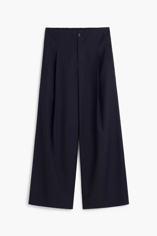 PANTALONI NEGRI, CROIALA LARGA
