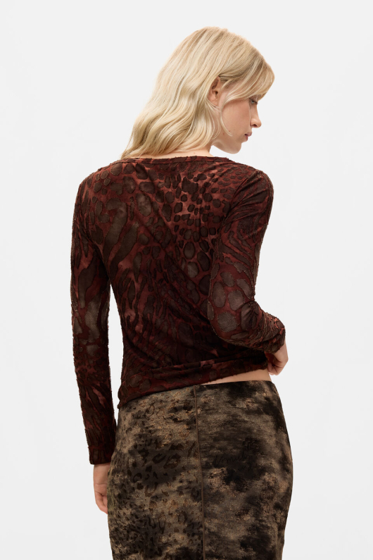 BLUZA ANIMAL PRINT
