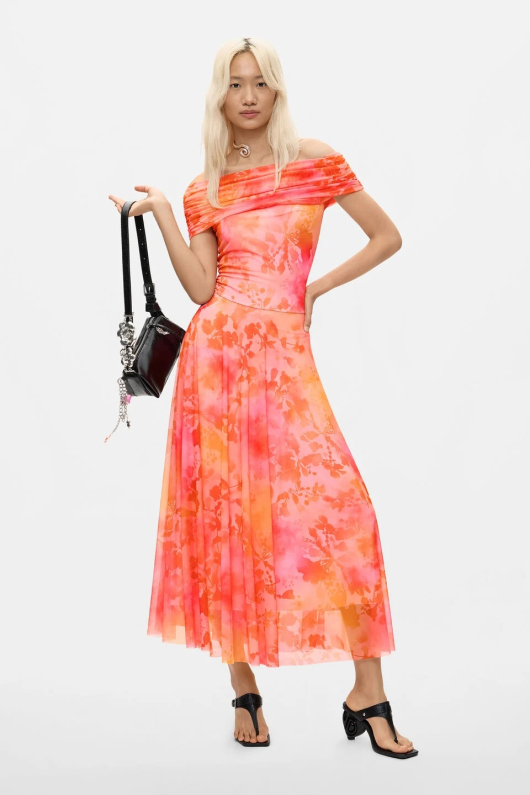 ROCHIE MIDI IN TONURI DE PORTOCALIU