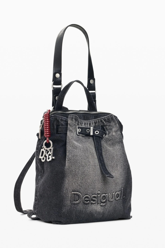 RUCSAC GRI DIN DENIM