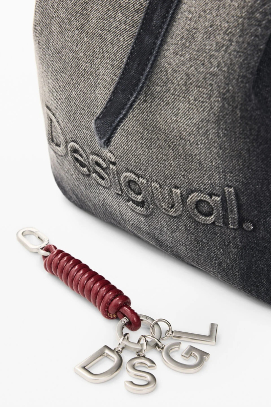 RUCSAC GRI DIN DENIM
