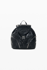 RUCSAC NEGRU CU BRODERIE
