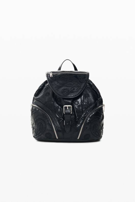 RUCSAC NEGRU CU BRODERIE