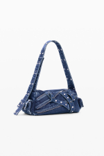 GEANTA DENIM CU FERMOARE APLICATE
