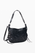 GEANTA NEAGRA CU BRODERIE