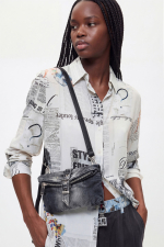 GEANTA GRI DIN DENIM