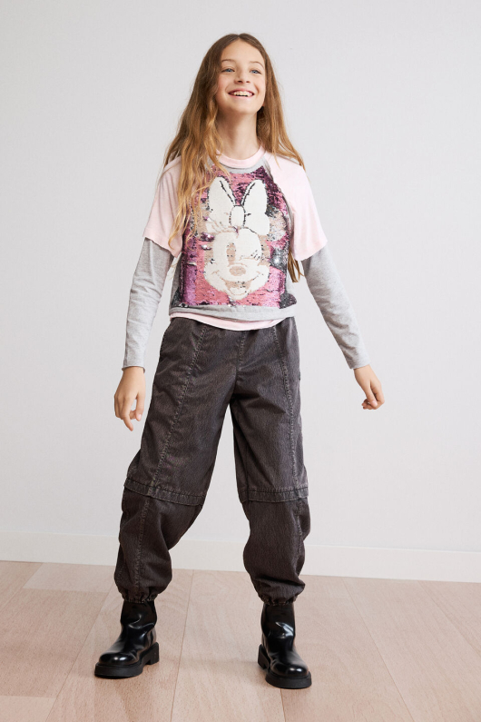 Tricou cu paiete Minnie Mouse™