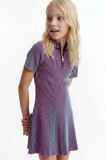 Rochie cu guler inalt