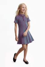 Rochie cu guler inalt