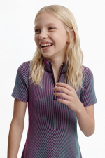 Rochie cu guler inalt