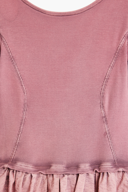 Rochie combinata din tricot
