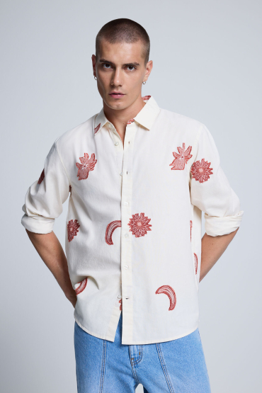 Camasa Jacquard imprimata