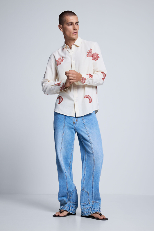 Camasa Jacquard imprimata