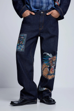 PANTALONI DIN BLUGI, IMPRIMATI