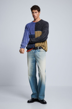 Pulover patchwork