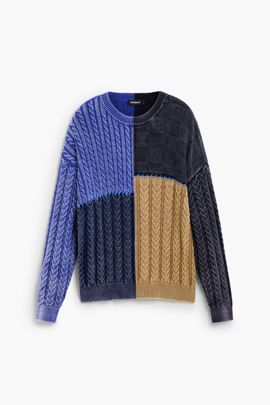 Pulover patchwork