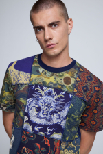 Tricou Patchwork Imprimat