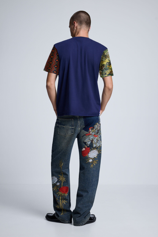 Tricou Patchwork Imprimat