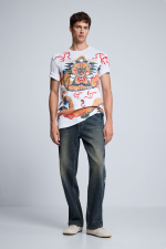 Tricou cu imprimeu Dragon