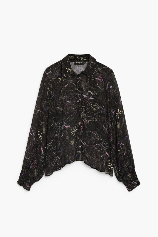 BLUZA SEMITRANSPARENTA