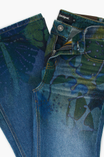 Pantaloni evazati din denim M. C. Lacroix