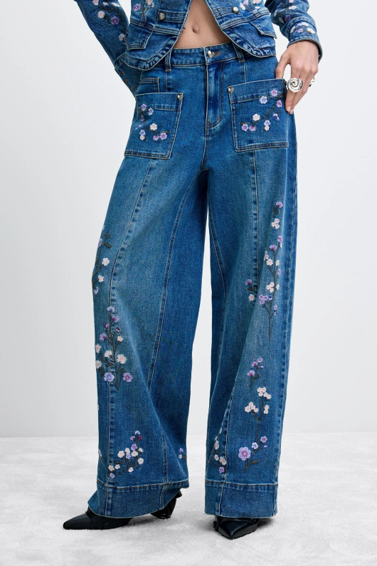 Pantaloni regular din denim M.C. Lacroix