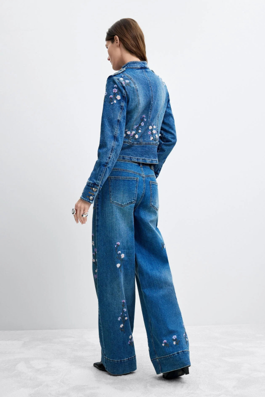 Pantaloni regular din denim M.C. Lacroix