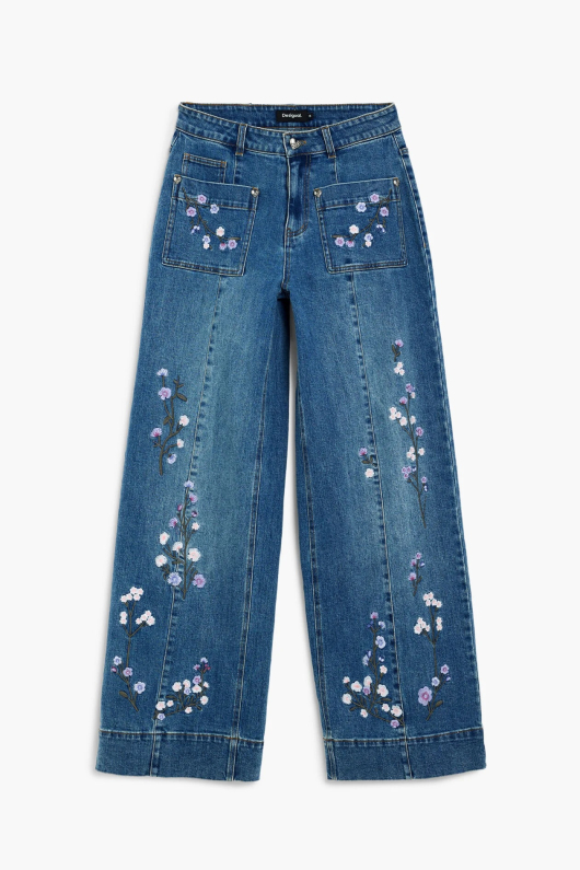 Pantaloni regular din denim M.C. Lacroix
