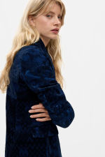 Palton drept jacquard