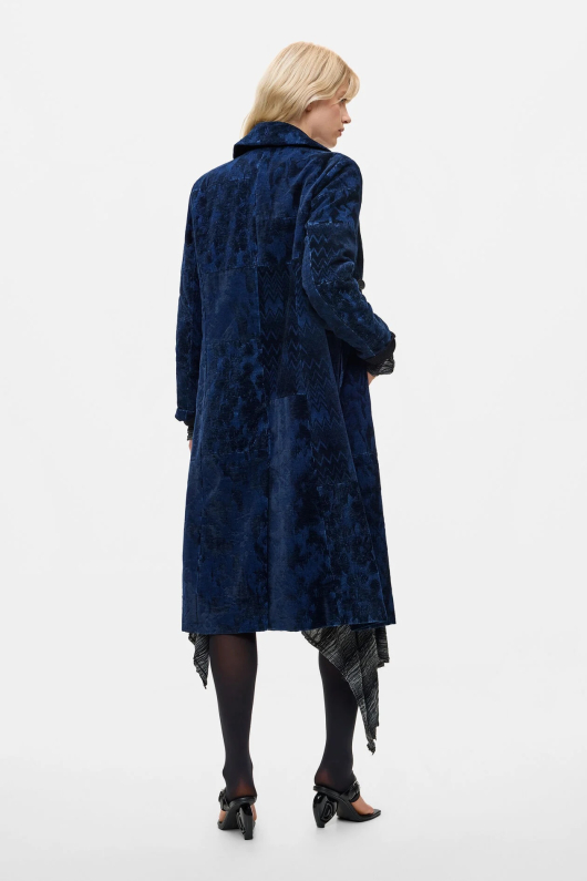Palton drept jacquard