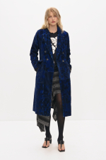 Palton drept jacquard