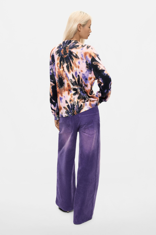 Cardigan cu imprimeu floral